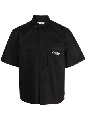 Off-White chemise Wave Off Summer - Noir