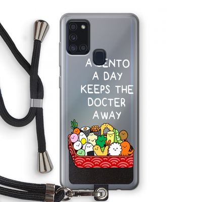 Bento a day: Samsung Galaxy A21s Transparant Hoesje met koord
