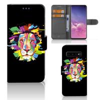 Samsung Galaxy S10 Leuk Hoesje Lion Color