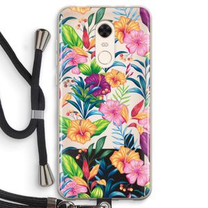 Tropisch 2: Xiaomi Redmi 5 Transparant Hoesje met koord