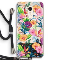 Tropisch 2: Xiaomi Redmi 5 Transparant Hoesje met koord