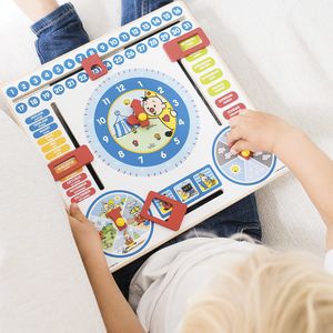 Bumba houten kalenderklok - educatief speelgoed