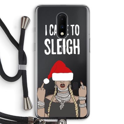 Came To Sleigh: OnePlus 7 Transparant Hoesje met koord
