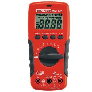 Benning Multimeter | 0,1 mV-750 V AC/0,1 mV-1000 V DC | RMS | 1 stuk - 044082 - 044082