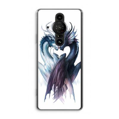 Yin Yang Dragons: Sony Xperia Pro-I Transparant Hoesje