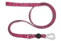 Morso hondenriem verstelbaar gerecycled bubble leo roze