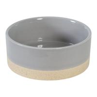 Zolux olaria voerbak keramiek grijs