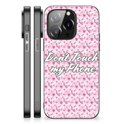 iPhone 14 Pro | Telefoon Hoesje | Flowers Pink DTMP
