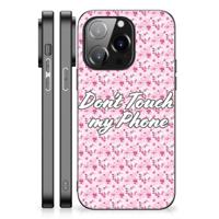 iPhone 14 Pro | Telefoon Hoesje | Flowers Pink DTMP