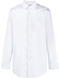 ETRO chemise en coton à motif en jacquard - Blanc