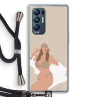 One of a kind: Oppo Find X3 Neo Transparant Hoesje met koord