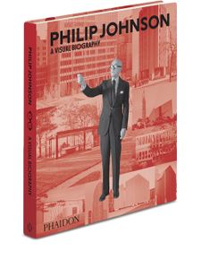 Phaidon Press livre Philip Johnson : A Visual Biography - Rouge