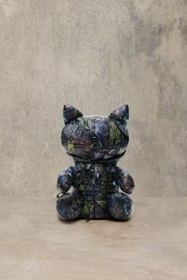 Kleine rugzak graffiti studio - BLACK - U