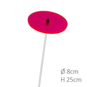 Zonnevanger 1 stuk Rood-Roze (kleur Fuchsia) klein 25x8 cm Cazador Del Sol - Cazador del sol