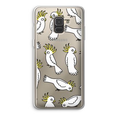 Papegaai: Samsung Galaxy A8 (2018) Transparant Hoesje