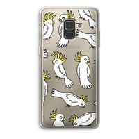 Papegaai: Samsung Galaxy A8 (2018) Transparant Hoesje