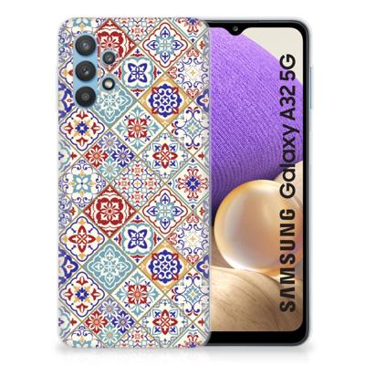 Samsung Galaxy A32 5G | TPU | Siliconen hoesje | Tiles Color Samsung Galaxy A32 5G | TPU | Siliconen hoesje | Tiles Color
