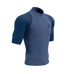 Compressport Trail racing postural ss top h - BLAUW - Heren