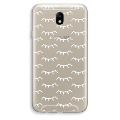 Wimpers: Samsung Galaxy J7 (2017) Transparant Hoesje