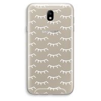 Wimpers: Samsung Galaxy J7 (2017) Transparant Hoesje