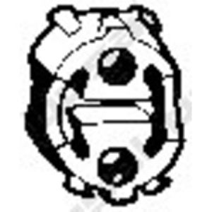 Aanslagrubber, demper 255162