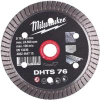 Milwaukee Diamantdoorslijpschijven DHTS DHTs 76 mm - 1pc - 4932464715