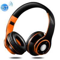SG-8 Bluetooth 4.0 + EDR hoofdtelefoon Wireless oor overdreven TF kaart Radio van de FM Stereo muziek Headset met microfoon (oranje)