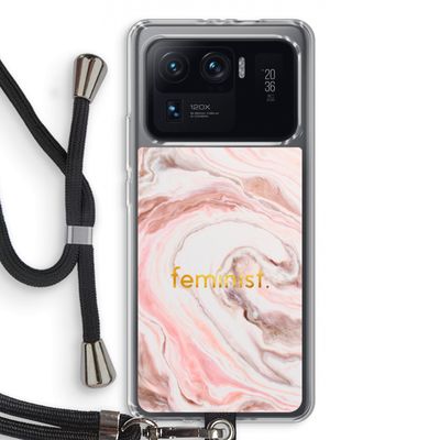 Feminist: Xiaomi Mi 11 Ultra Transparant Hoesje met koord