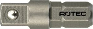 Rotec Adapter C 6,3 x 25mm x 1/4"-4-kt. met kogel - 820.00101 - 820.00101