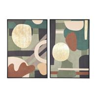 Canvas DKD Home Decor polyestyreen Canvas 83 x 4,5 x 122,5 cm