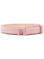 Acne Studios ceinture en cuir à boucle - Rose - thumbnail