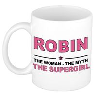 Robin The woman, The myth the supergirl cadeau koffie mok / thee beker 300 ml