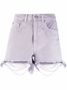 Golden Goose short à taille haute - Violet