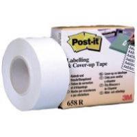 Correctietape 3M Post-it 658R 25.4mmx18m 6regels navulling