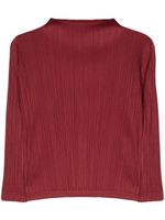 Pleats Please Issey Miyake haut Monthly Colors: November Carmine - Rouge