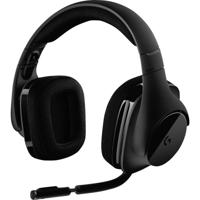 Logitech Gaming G533 Over Ear headset Gamen 7.1 Surround Zwart Ruisonderdrukking (microfoon), Noise Cancelling Volumeregeling, Microfoon uitschakelbaar (mute)