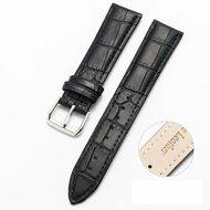 Crocodile leren bandje - Zwart - Garmin Vivoactive 6 / Vivoactive 5 / Vivoactive 3
