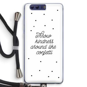 Confetti: Honor 9 Transparant Hoesje met koord