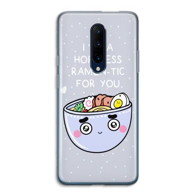 I'm A Hopeless Ramen-Tic For You: OnePlus 7 Pro Transparant Hoesje