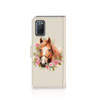 Telefoonhoesje | Met pasjeshouder | voor OPPO A72 | OPPO A52 Paard