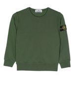 Stone Island Junior sweat à patch Compass - Vert - thumbnail