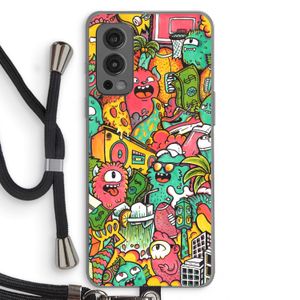 Vexx City: OnePlus Nord 2 5G Transparant Hoesje met koord