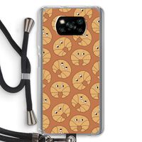 Croissant: Xiaomi Poco X3 NFC Transparant Hoesje met koord