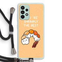 You're Shrimply The Best: Samsung Galaxy A52s 5G Transparant Hoesje met koord
