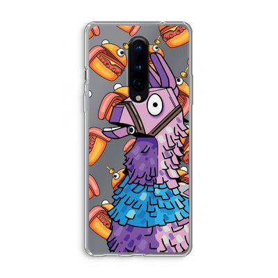 Loot Burger: OnePlus 8 Transparant Hoesje