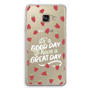 Don't forget to have a great day: Samsung Galaxy A3 (2016) Transparant Hoesje