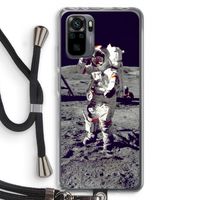 Spaceman: Xiaomi Redmi Note 10 Pro Transparant Hoesje met koord