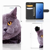 Samsung Galaxy S9 Telefoonhoesje met Pasjes Kat - thumbnail