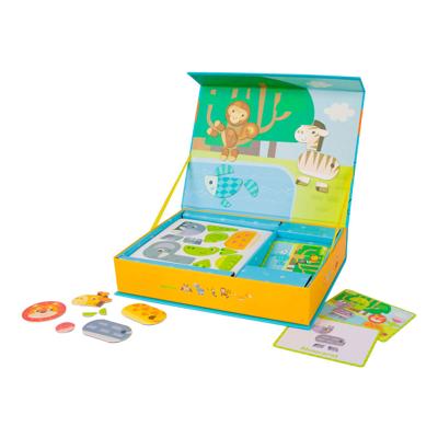 Classic World magneetspel bosdieren, 60dlg.