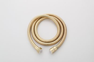 Doucheslang SaniClear Brass | 150 cm | Messing | Geribbeld | Geborsteld messing - mat goud